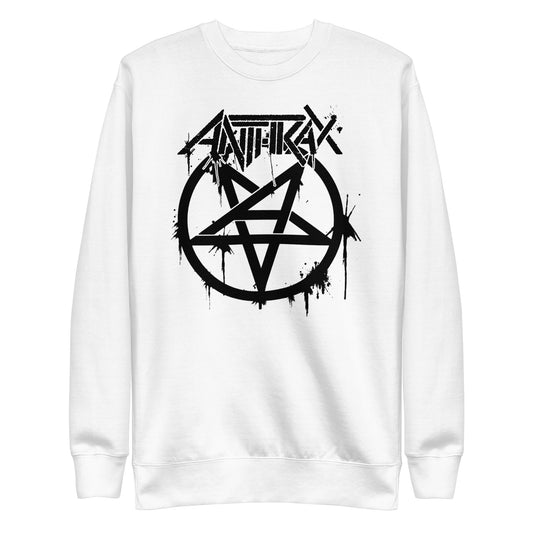 MerchMoment Anthrax - Pentagram Logo Sweatshirt #1009 [Apparel]