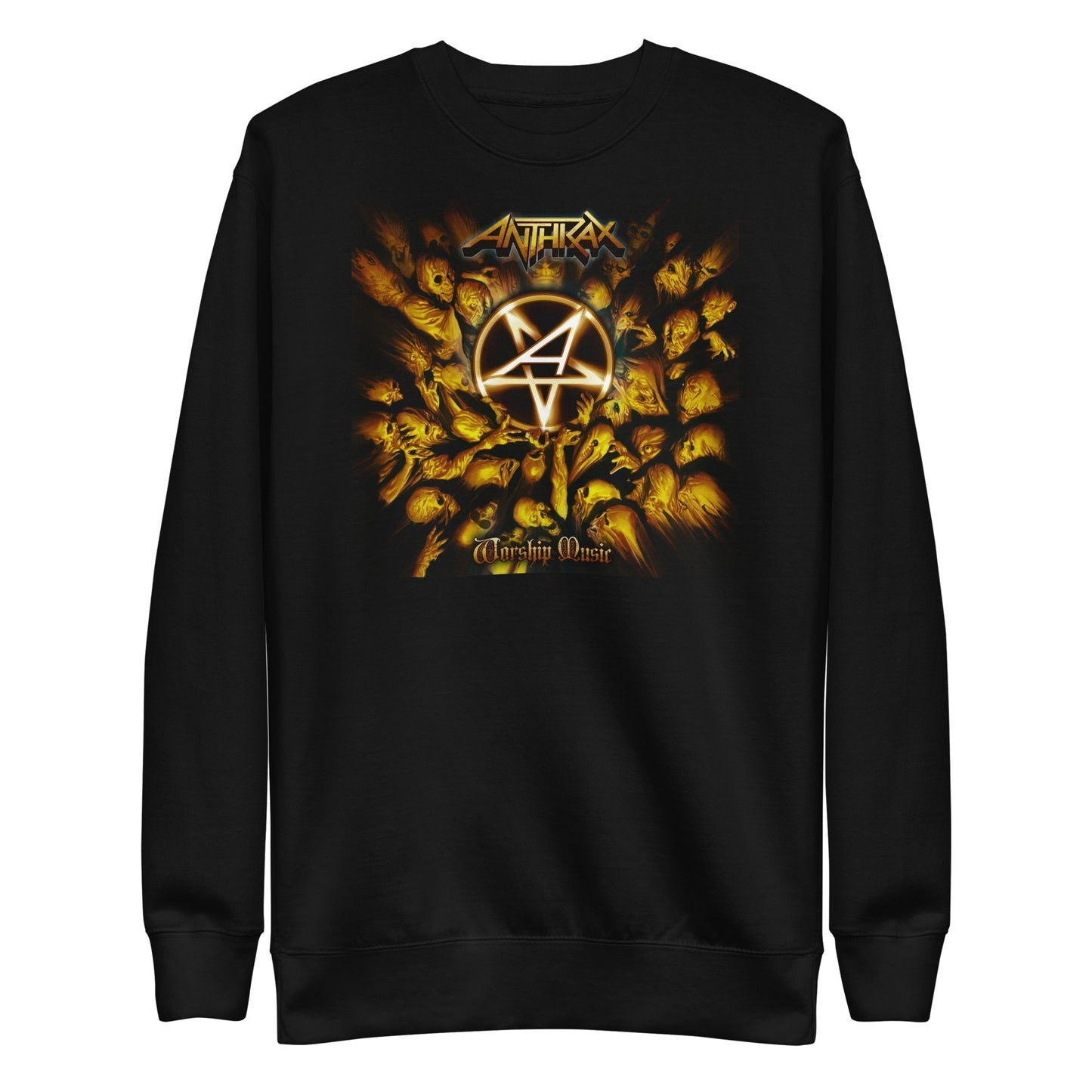 MerchMoment Anthrax - Pentagram Logo Sweatshirt #1026 [Apparel]
