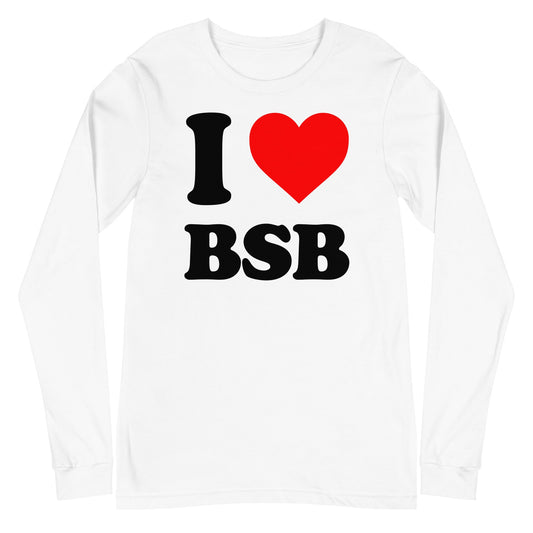 MerchMoment Backstreet Boys - Love BSB White Long Sleeve T-Shirt [Apparel]