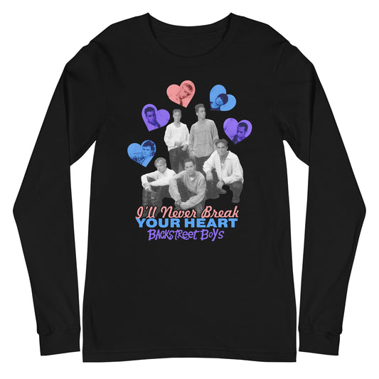 MerchMoment Backstreet Boys - Never Break Your Heart Long Sleeve T-Shirt [Apparel]