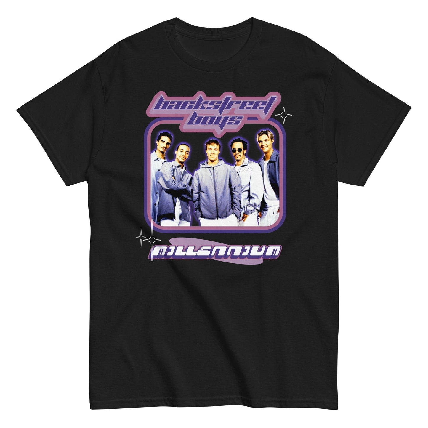 MerchMoment Backstreet Boys - Purple Y2K T-Shirt [Apparel]