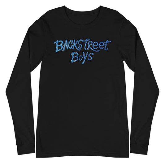 MerchMoment Backstreet Boys - Striped Logo Long Sleeve T-Shirt [Apparel]