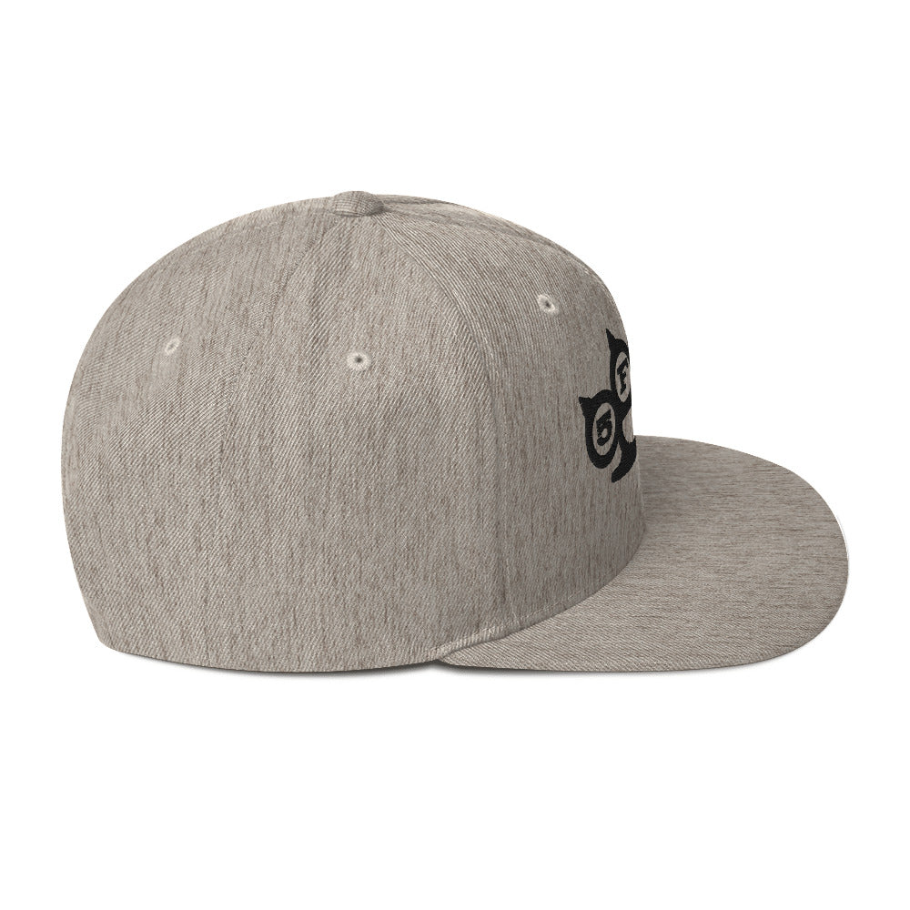 MerchMoment Five Finger Death Punch Black Knuckles Embroidered Snapback Hat [Apparel]