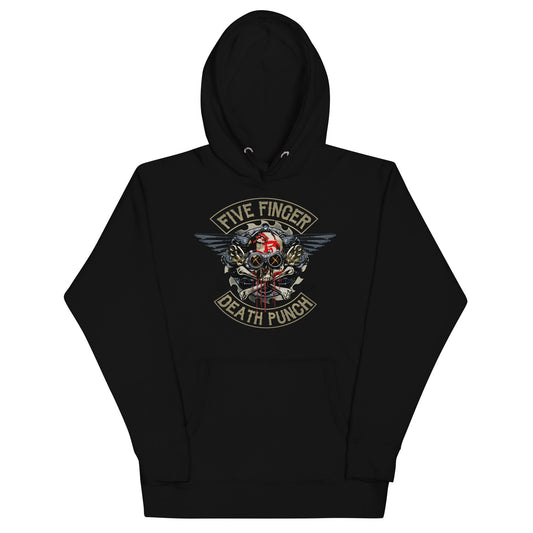 MerchMoment Five Finger Death Punch - Crossbones Hoodie [Apparel]