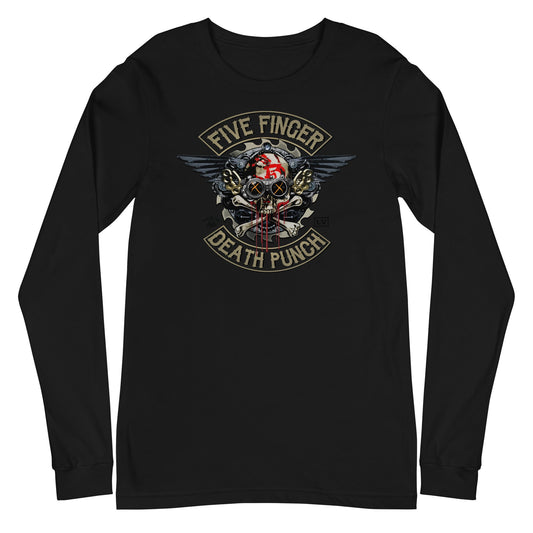MerchMoment Five Finger Death Punch - Crossbones Long Sleeve T-Shirt [Apparel]