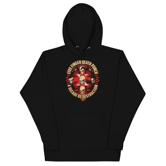 MerchMoment Five Finger Death Punch - Decade of Destruction Hoodie [Apparel]