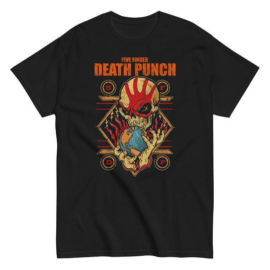 MerchMoment Five Finger Death Punch - Hand Skull Logo T-Shirt [Apparel]