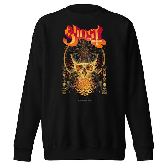 MerchMoment Ghost - Flaming Logo Sweatshirt [Apparel]