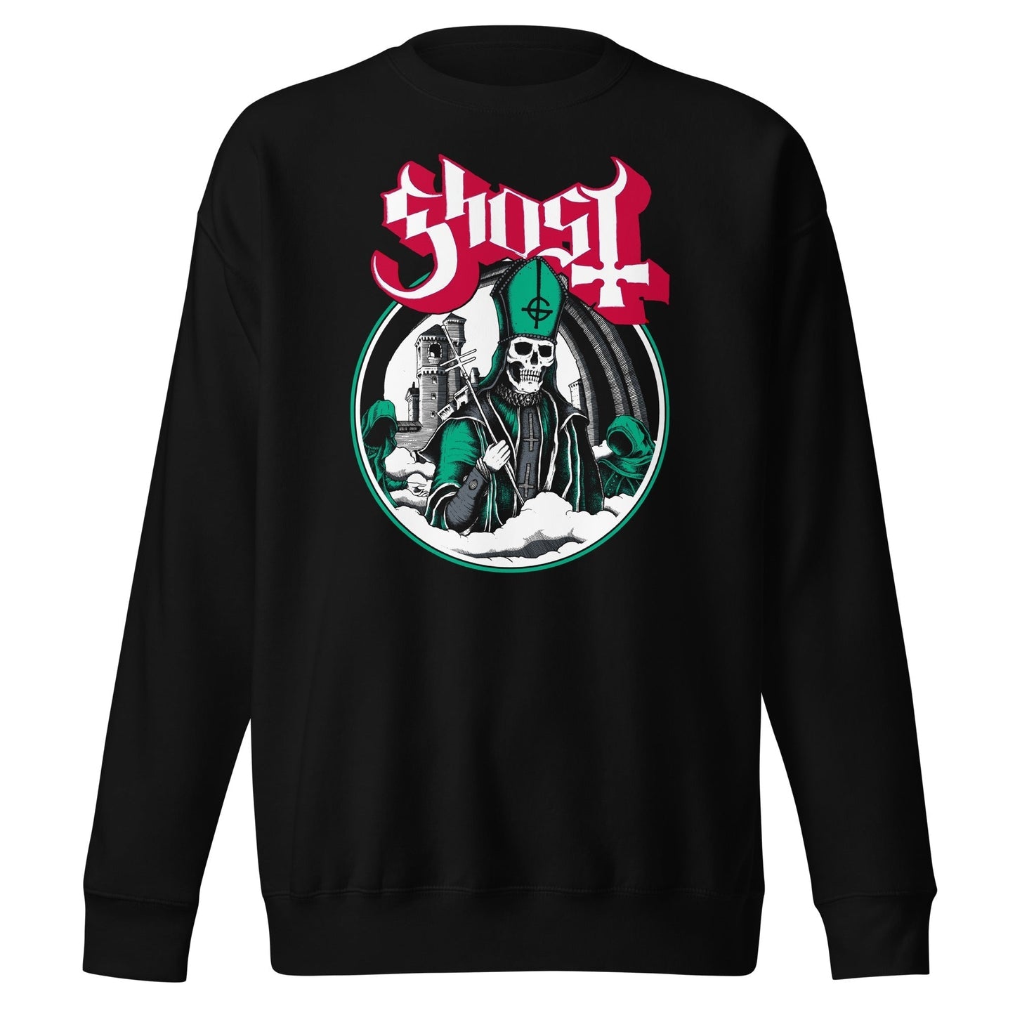 MerchMoment Ghost - Green With Envy Sweatshirt [Apparel]
