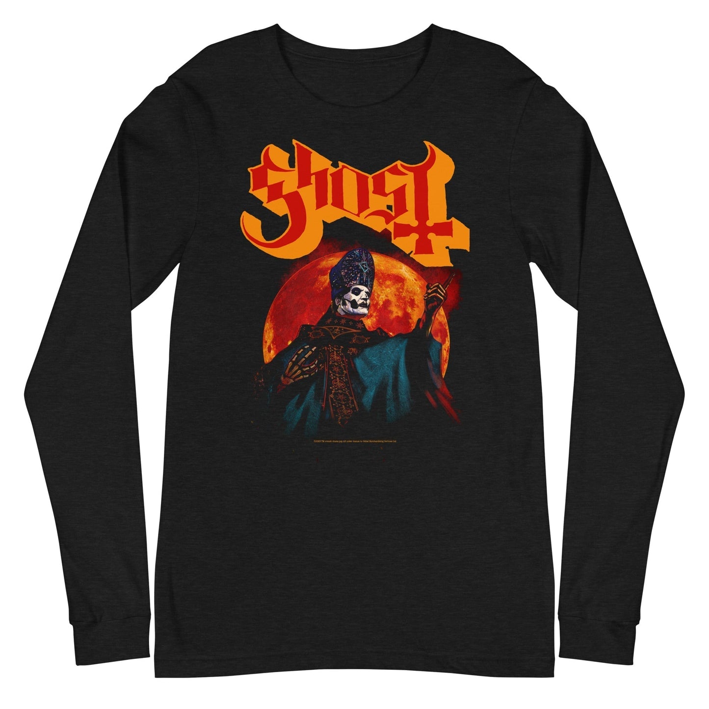 MerchMoment Ghost - Red Moon Long Sleeve T-Shirt [Apparel]