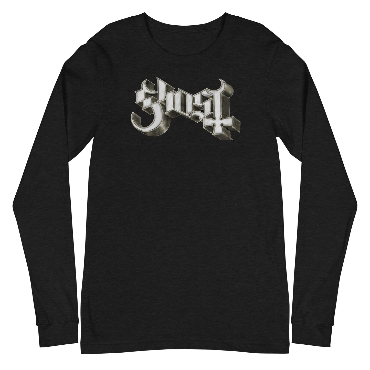 MerchMoment Ghost - Sliver Logo Long Sleeve T-Shirt [Apparel]