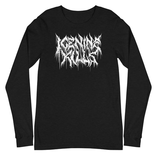 MerchMoment Ice Nine Kills - White Drip Logo Long Sleeve T-Shirt [Apparel]