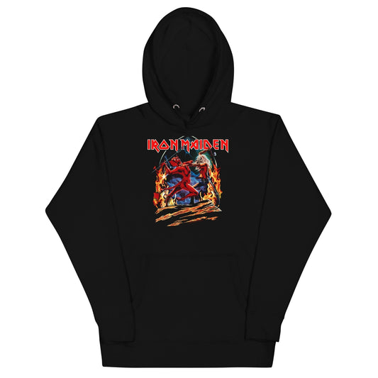 MerchMoment Iron Maiden - Devil Battle Hoodie [Apparel]
