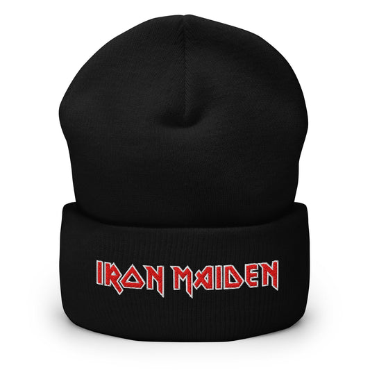 MerchMoment Iron Maiden Embroidered Beanie [Hat]