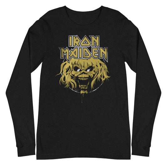 MerchMoment Iron Maiden - Stacked Logo Long Sleeve T-Shirt [Apparel]