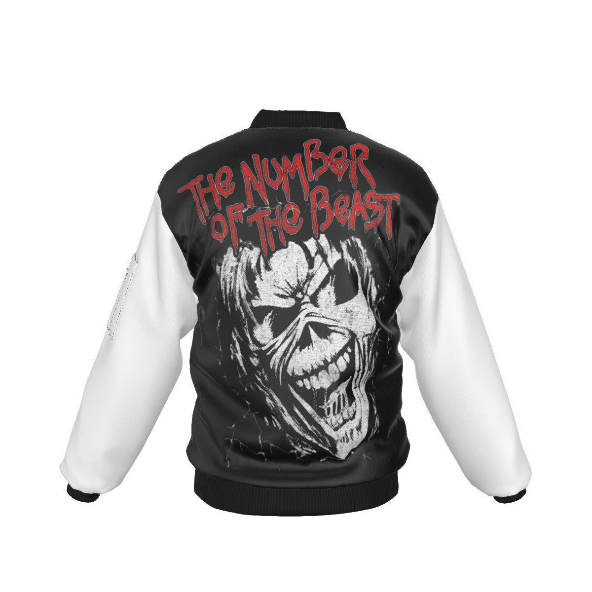 MerchMoment Iron Maiden Tres Logos Bomber Jacket
