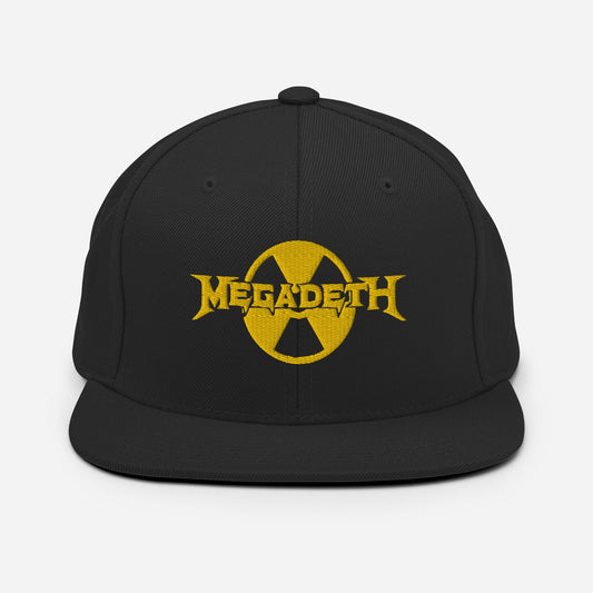 MerchMoment Megadeth Black Nuclear Snapback Hat [Apparel]