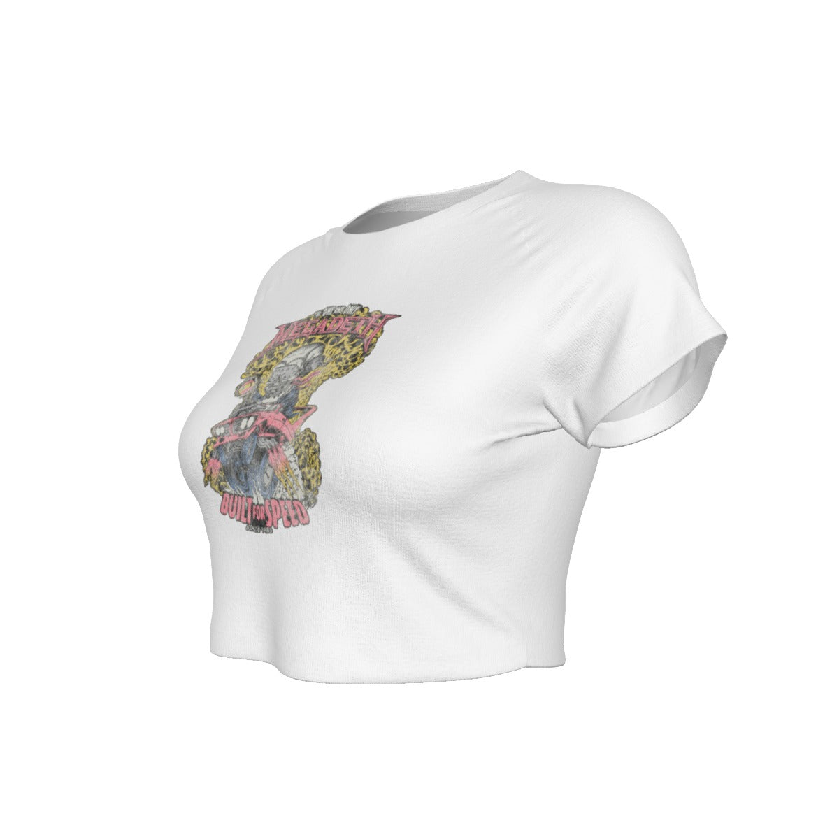 MerchMoment Megadeth Built for Speed Women's Crop Top [Apparel]