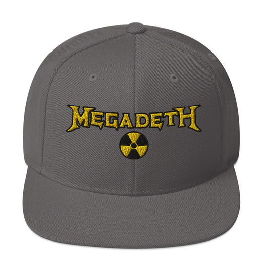 MerchMoment MegaDeth Nuclear Embroidered Snapback Hat [Apparel]