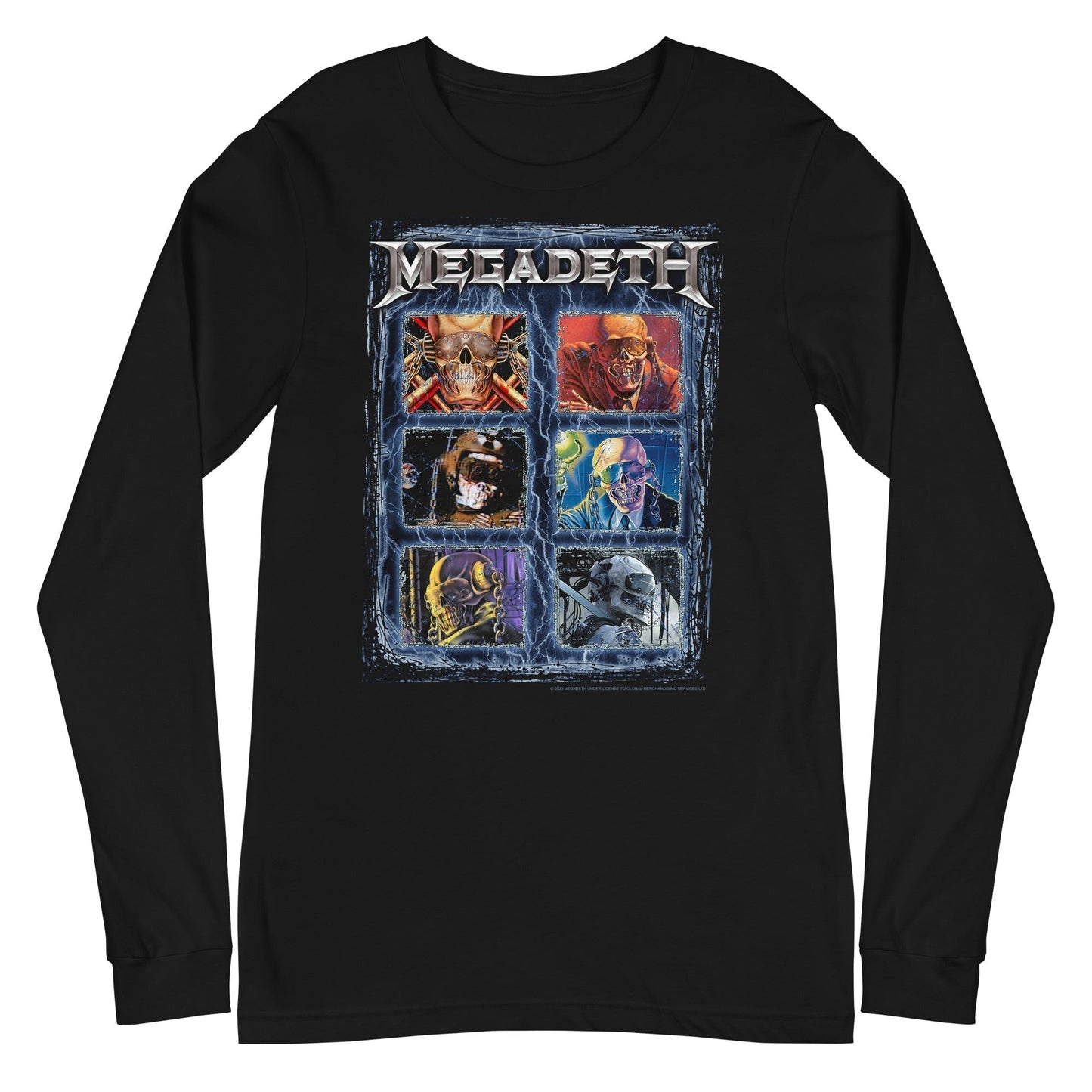 MerchMoment Megadeth - Six Vics Long Sleeve T-Shirt [Apparel]
