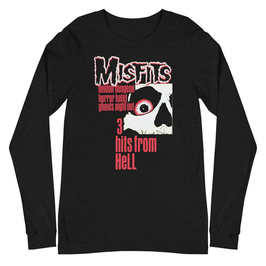 MerchMoment Misfits - 3 Hits From Hell Long Sleeve T-Shirt [Apparel]