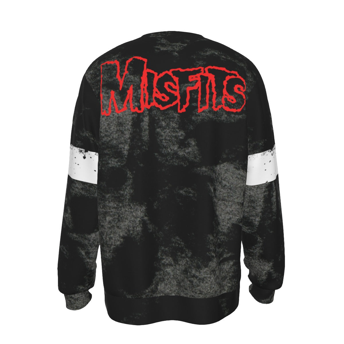 MerchMoment Misfits Giant Skull All Over Print Sweatshirt [Apparel]