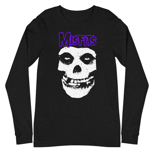 MerchMoment Misfits - Purple Skull Long Sleeve T-Shirt [Apparel]