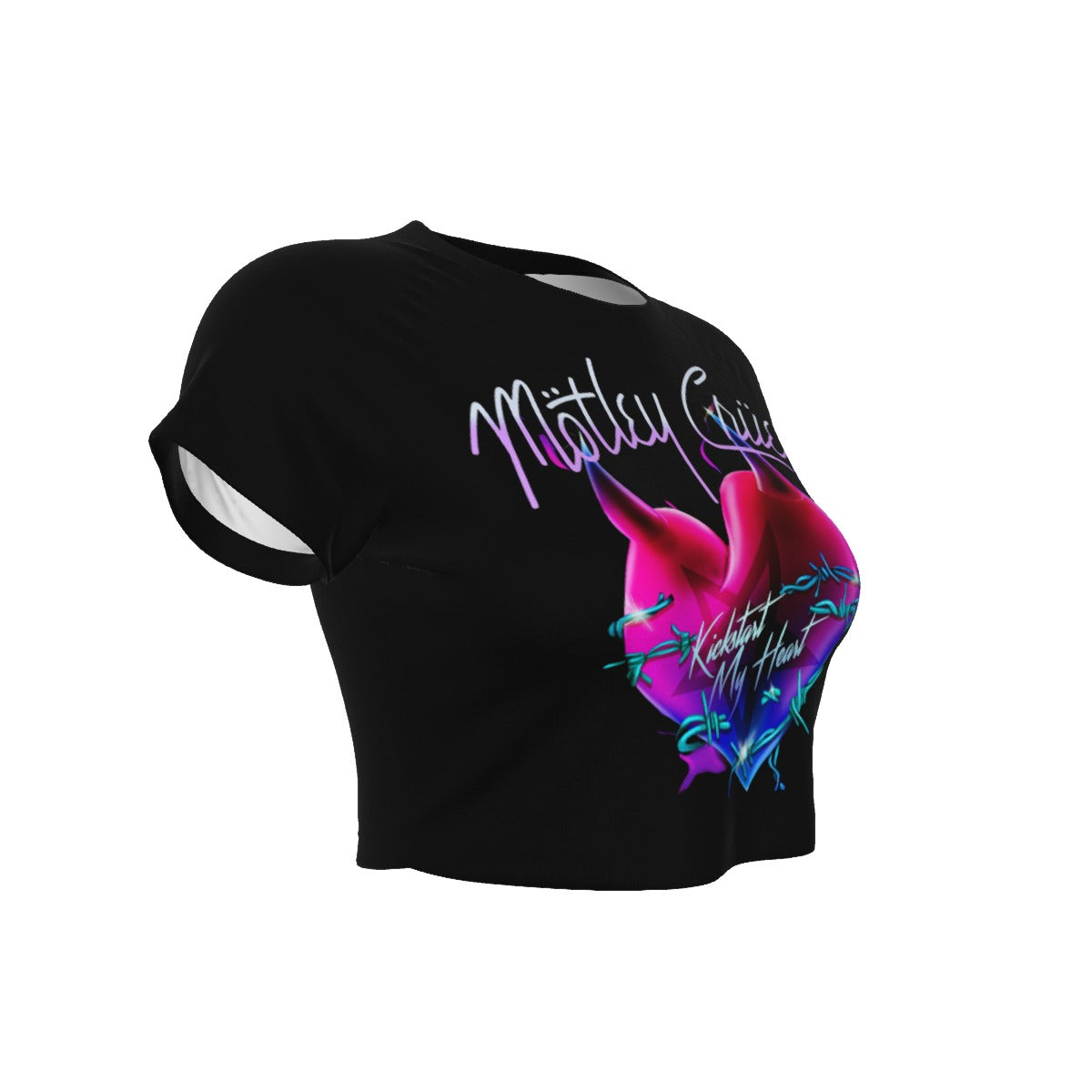 MerchMoment Motley Crue Kickstart My Heart Women's Crop Top [Apparel]