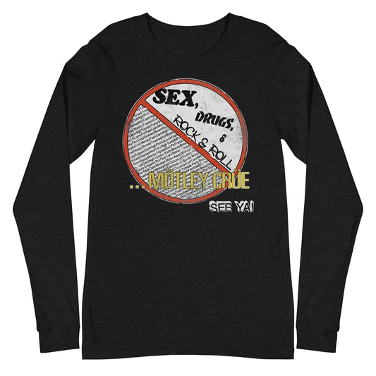 MerchMoment Motley Crue - No Fun Tour '84 Long Sleeve T-Shirt [Apparel]