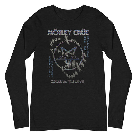 MerchMoment Motley Crue - Pentagram Long Sleeve T-Shirt [Apparel]