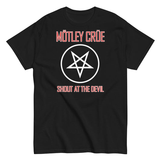 MerchMoment Motley Crue - Pentagram Shout T-Shirt [Apparel]