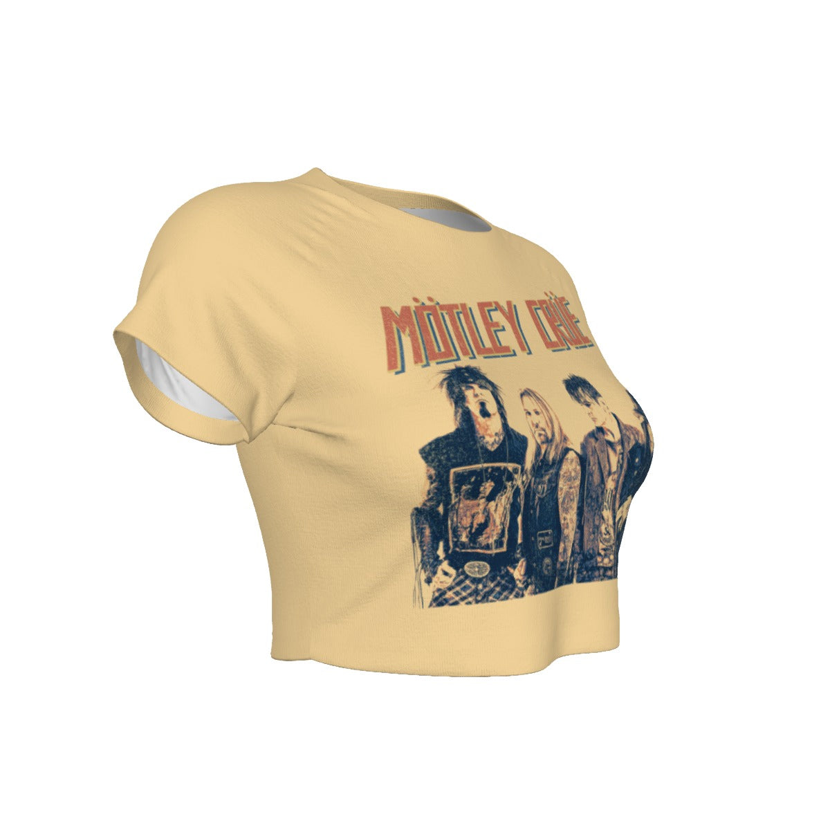 MerchMoment Motley Crue With the Band Women's Crop Top [Apparel]