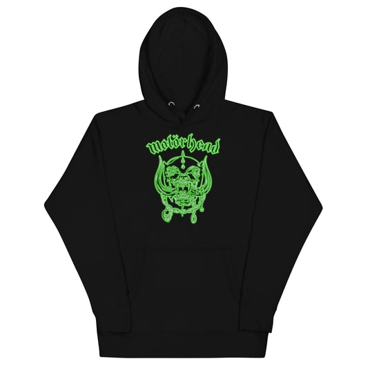 MerchMoment Motorhead - Neon Green Warpig Hoodie [Apparel]