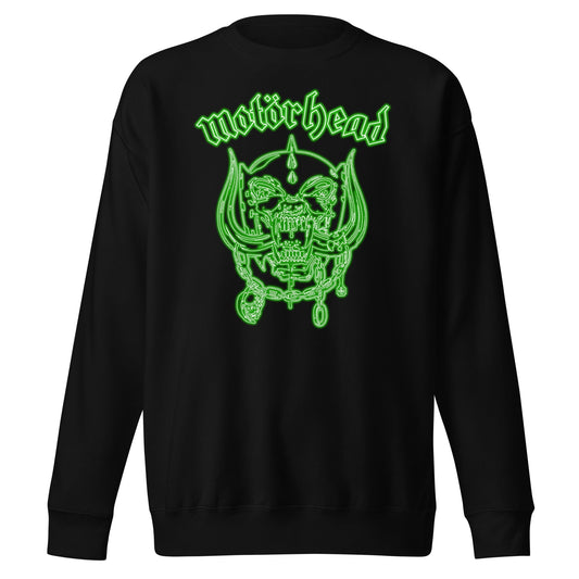 MerchMoment Motorhead - Neon Green Warpig Sweatshirt [Apparel]