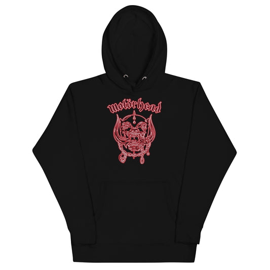 MerchMoment Motorhead - Neon Red Warpig Hoodie [Apparel]