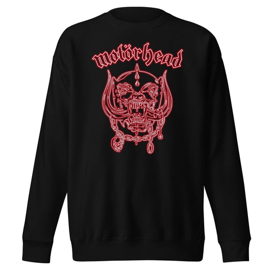 MerchMoment Motorhead - Neon Red Warpig Sweatshirt [Apparel]