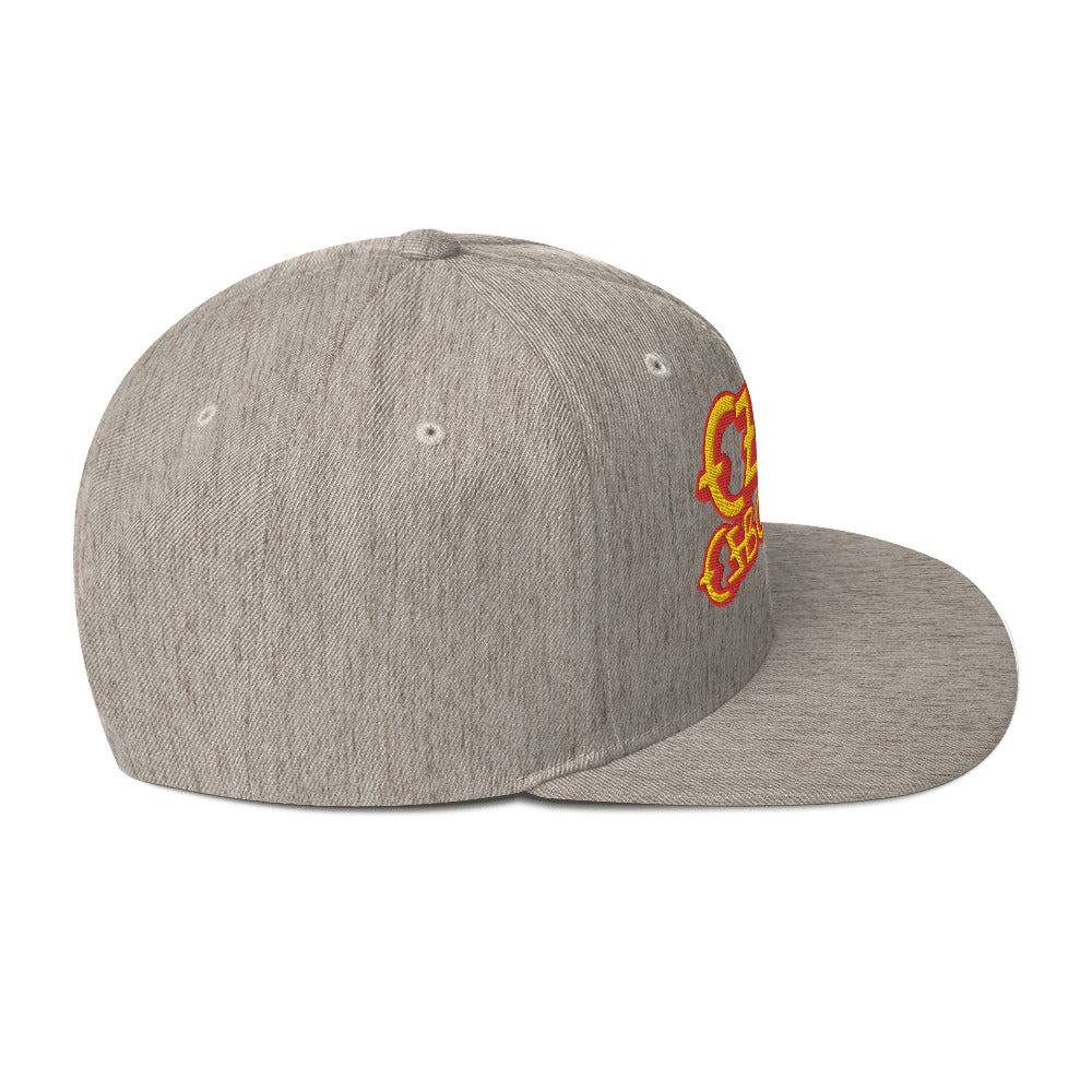 MerchMoment Ozzy Osborne Grey Embroidered Snapback Hat [Apparel]