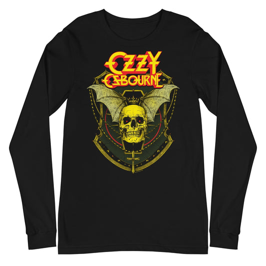 MerchMoment Ozzy Osbourne - Bat Skull Long Sleeve T-Shirt [Apparel]