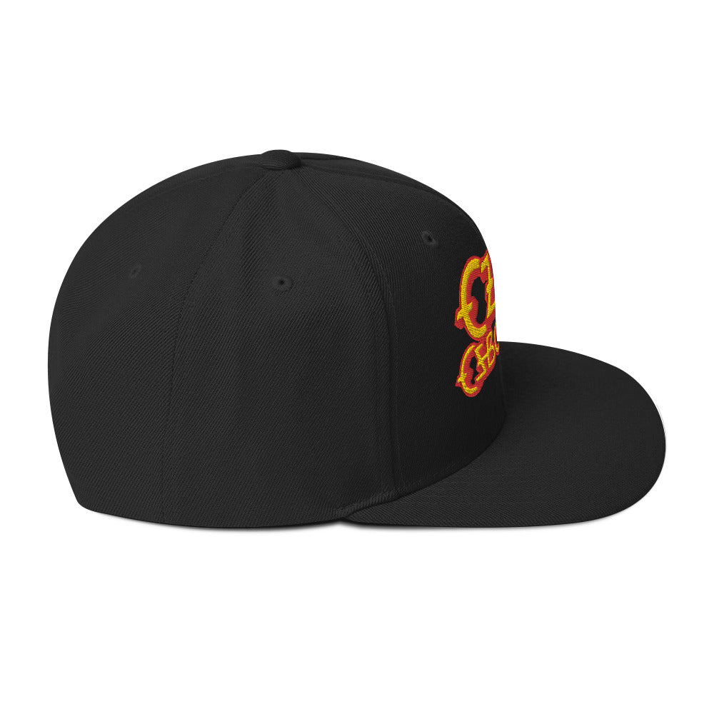MerchMoment Ozzy Osbourne Black Embroidered Snapback Hat [Apparel]