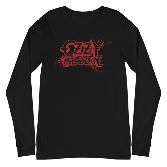 MerchMoment Ozzy Osbourne - Blood Logo Long Sleeve T-Shirt [Apparel]