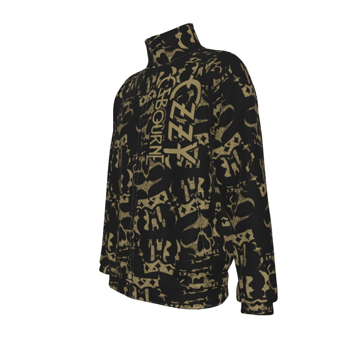 MerchMoment Ozzy Osbourne Crown Skull Track Jacket