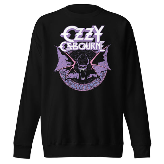 MerchMoment Ozzy Osbourne - Purple Bat Sweatshirt [Apparel]