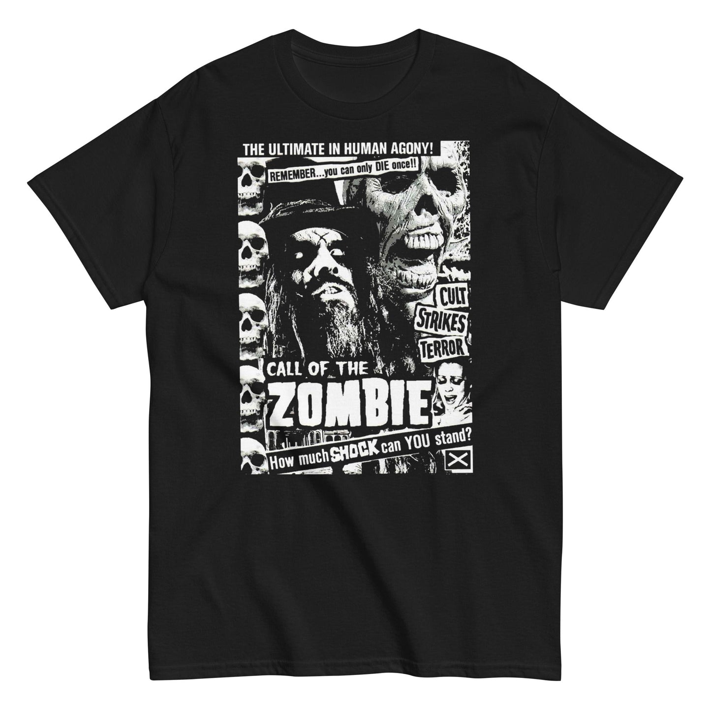 MerchMoment Rob Zombie - Black and White T-Shirt [Apparel]