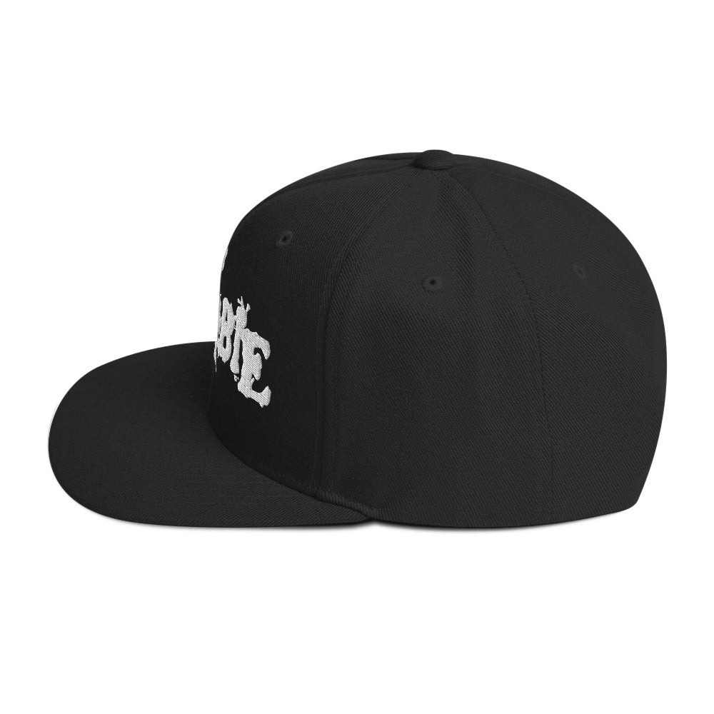 MerchMoment Rob Zombie Classic Logo Black Embroidered Snap Back Hat [Apparel]