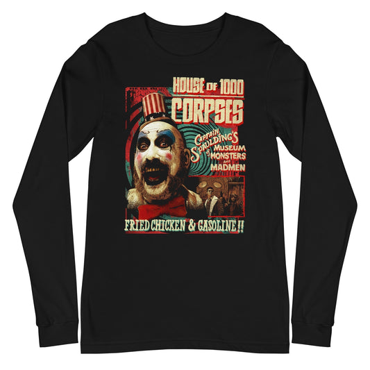 MerchMoment Rob Zombie - Fried Chicken and Gasoline Long Sleeve T-Shirt [Apparel]