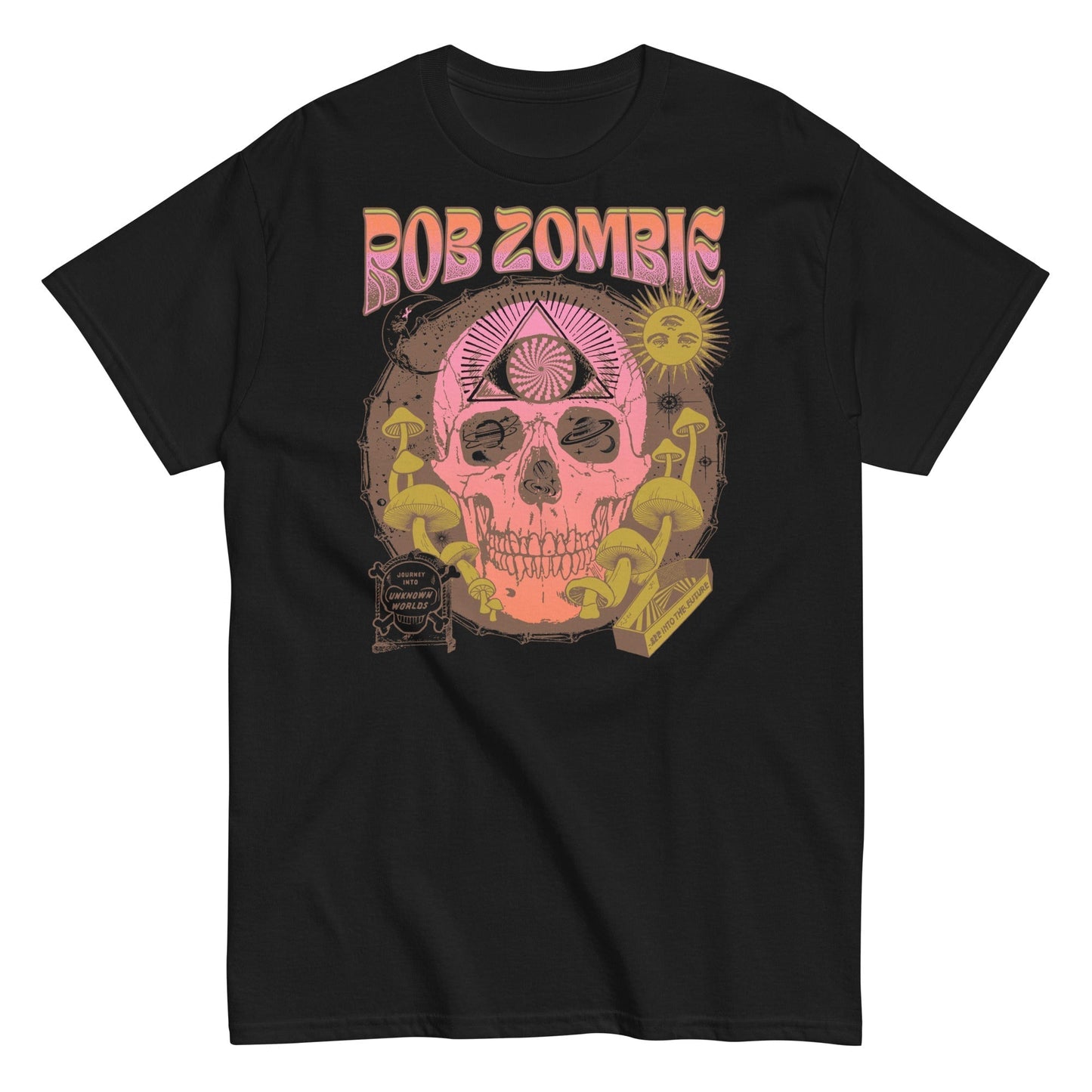 MerchMoment Rob Zombie - Hippie Skull T-Shirt [Apparel]