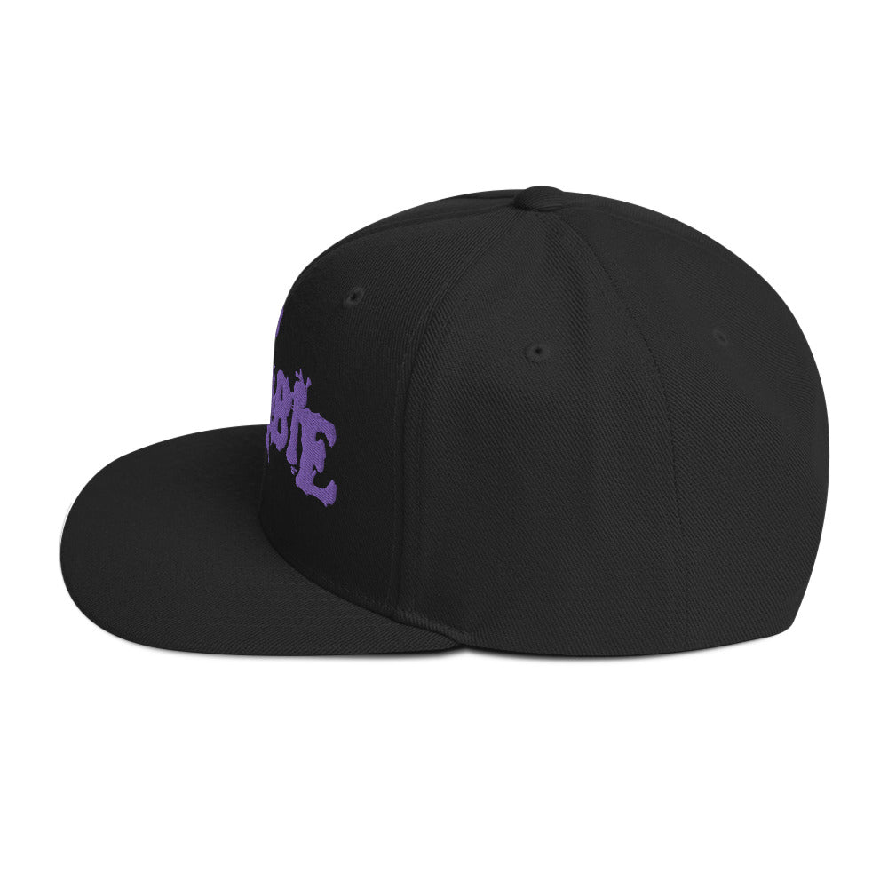 MerchMoment Rob Zombie Purple Logo Embroidered Snapback Hat [Apparel]