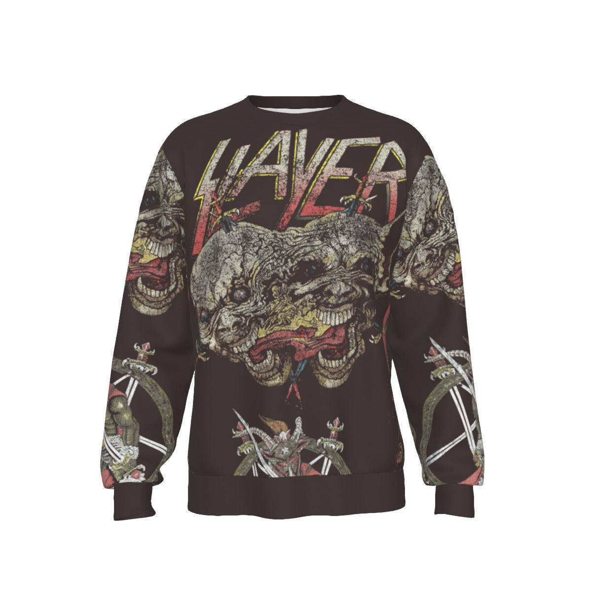 MerchMoment Slayer 666 Ways All Over Print Sweatshirt [Apparel]