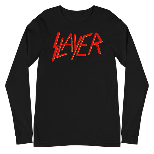 MerchMoment Slayer - Red Logo Long Sleeve T-Shirt [Apparel]