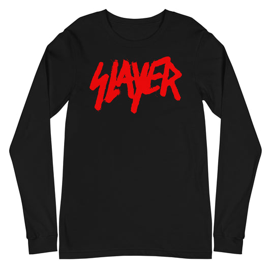 MerchMoment Slayer - Tagged Logo Long Sleeve T-Shirt [Apparel]